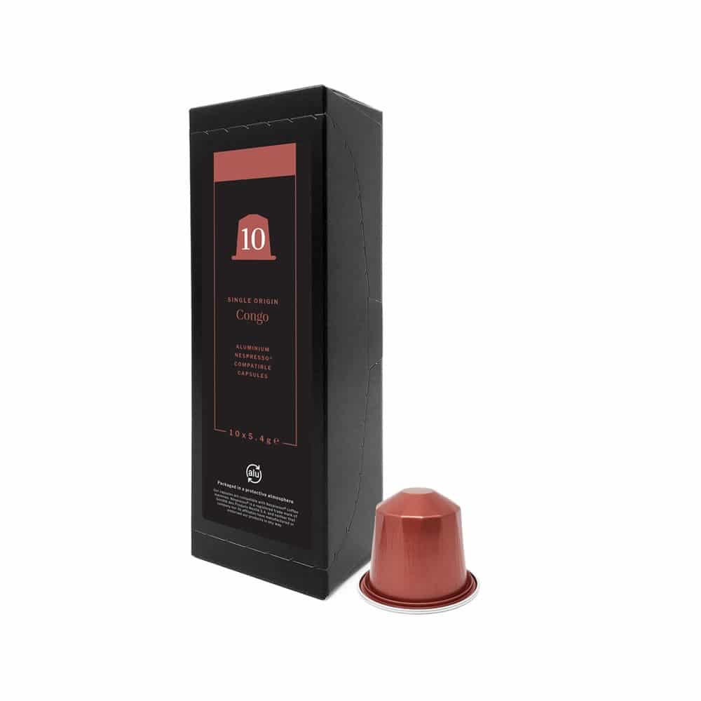 Caffia Congo – Single Origin Coffee Capsules – Nespresso Compatible